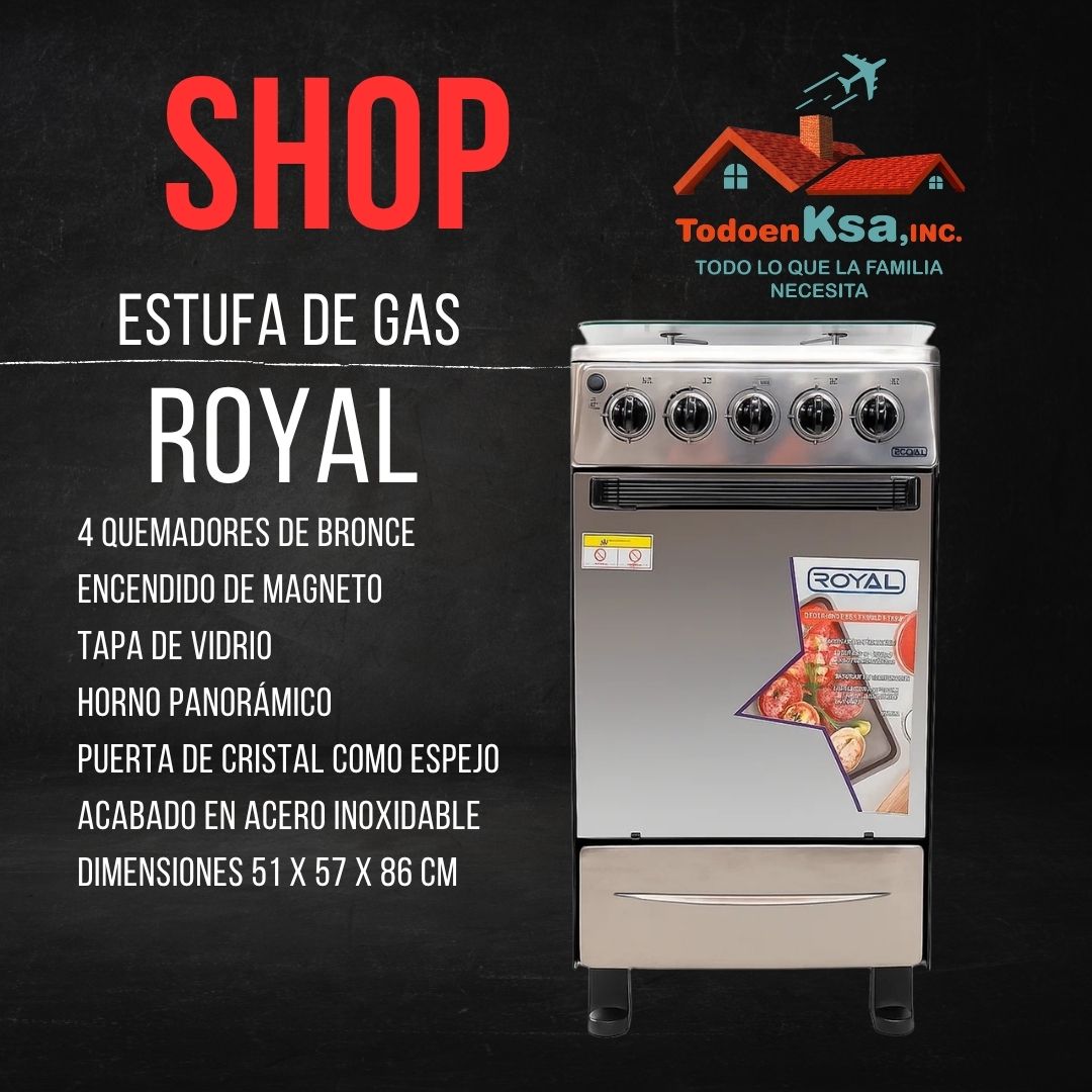 Estufa con horno de gas foto 2
