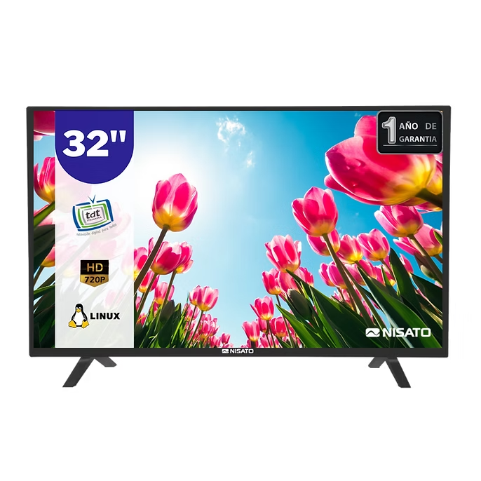 Smart TV 32' con soporte foto 1