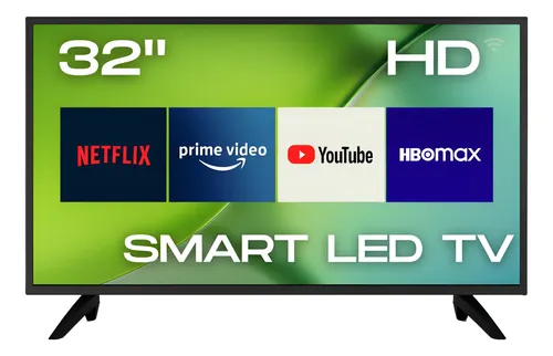 Smart TV 32' híbrido con soporte a pared foto 1