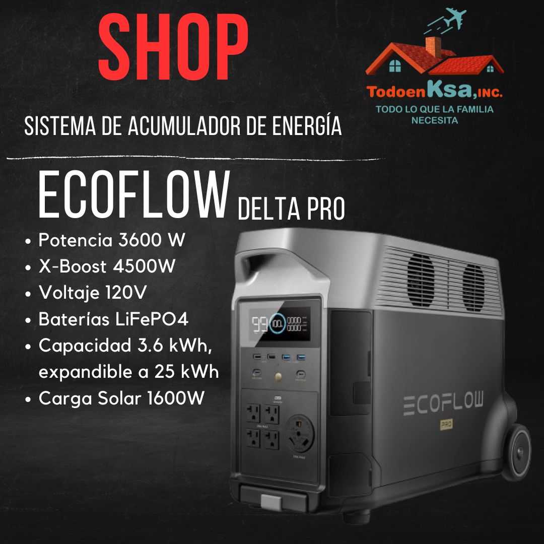 Estación de energía portátil 3600W de 3600 Wh (LFP) foto 2