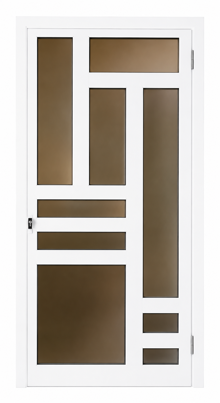 Puerta de cristal con 9 divisiones foto 4