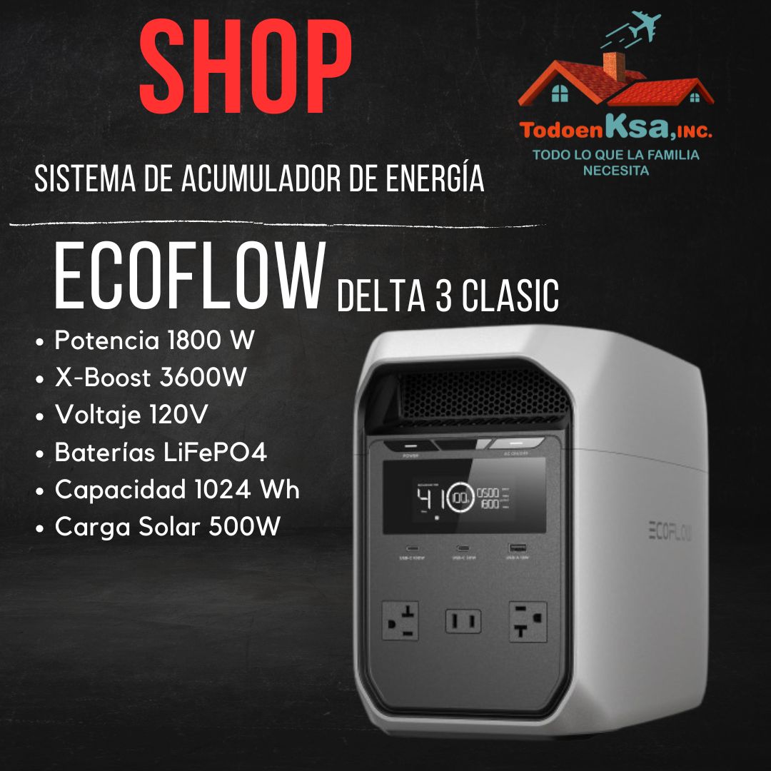 Estación de energía portátil 1800W de 1024Wh (LFP) foto 2