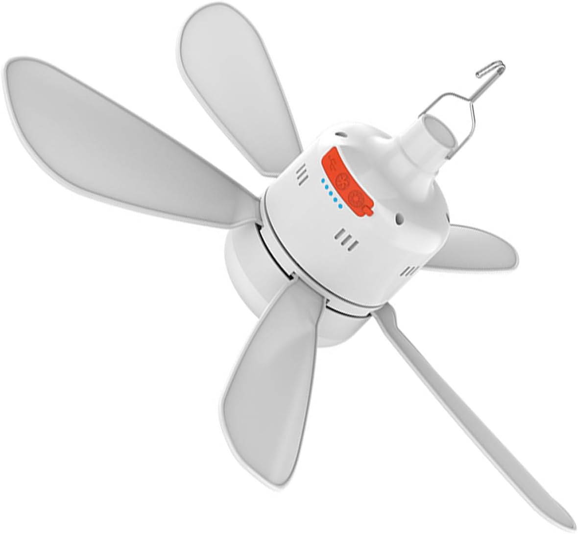 Lámpara-ventilador de techo recargable con control remoto foto 2